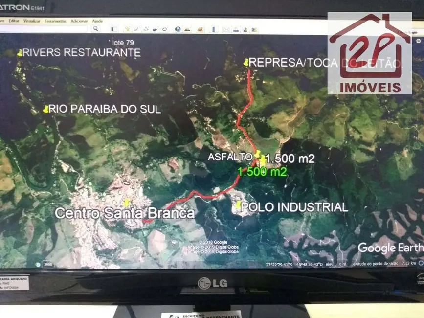 Foto 7 de Terreno / Lote à venda, 1800m2 em Centro, Santa Branca - SP
