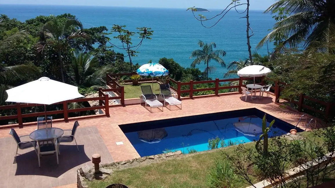 Casa de Condomínio com 5 quartos à venda e para alugar, 380m2 em Ubatuba - SP - imagem 2 Foto 2 de Casa de Condomínio com 5 quartos à venda e para alugar, 380m2 em Ubatuba - SP