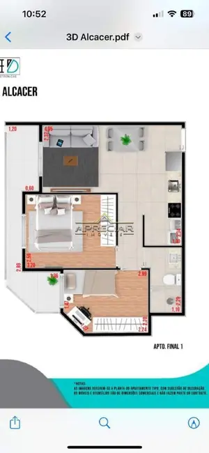 Foto 5 de Apartamento com 2 quartos à venda, 53m2 em Vila Granada, São Paulo - SP